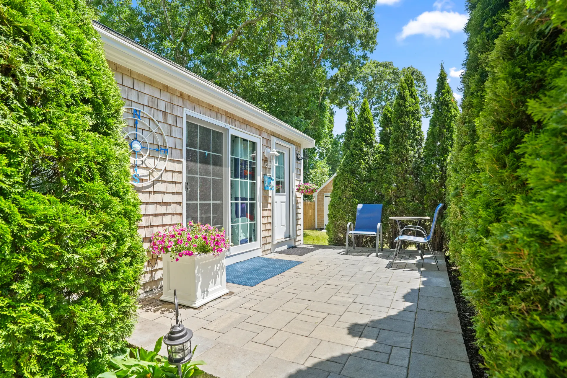 Private patio at The Seahorse Nook